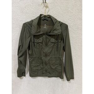 Mountain Hardware Benicia Utility Jacket Size XS Olive Green Full Zip Hooded
